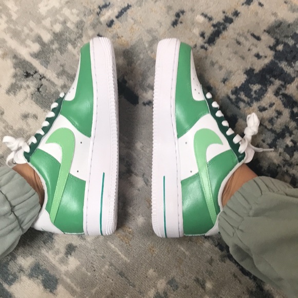 Matcha green custom Af1’s!! 🍵✅💚 - Picture 2 of 7